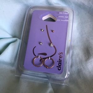 6 pack of nose rings